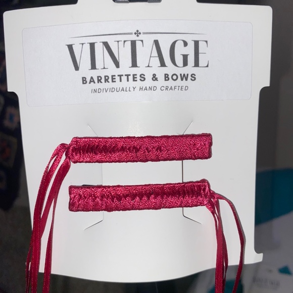 🎅🏻 BOGO!!!! 2 For 1 Thru 12-19 Braided Barrettes Handmade 80s Vintage Retro - Picture 12 of 13